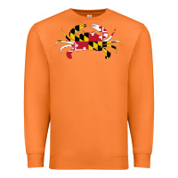 Carrot Maryland Crab State Pride Flag Premium Sweatshirt - maiPhamDesign