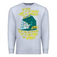 Heather Grey Pinky and the Brain The World Premium Sweatshirt - maiPhamDesign