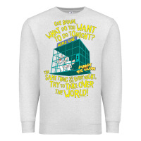 Oatmeal Heather Pinky and the Brain The World Premium Sweatshirt - maiPhamDesign