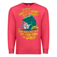 Cardinal Pinky and the Brain The World Premium Sweatshirt - maiPhamDesign