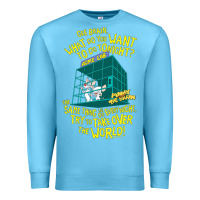 Ocean Blue Pinky and the Brain The World Premium Sweatshirt - maiPhamDesign