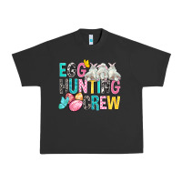 Pigment Black Egg Hunting Crew easter Day Urban Heavy Tee - BundleAndBundleShop