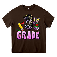 Chocolate Brown Third Grade Heavy Core Tee - RanaPortraitStore