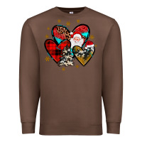 Chestnut heart  wood slice ornament Premium Sweatshirt - JahusDesignShop