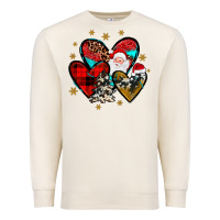 Sandshell heart  wood slice ornament Premium Sweatshirt - JahusDesignShop