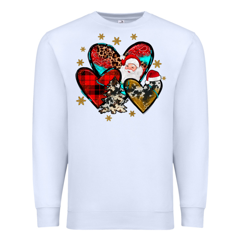 Heart  Wood Slice Ornament Premium Sweatshirt by JahusDesignShop | Teevron