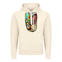 Vintage Artic farm life alphabet lowercase letters u Vintage Hoodie - BundleAndBundleShop