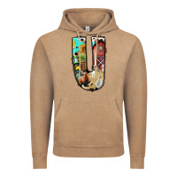 Vintage Coffee farm life alphabet lowercase letters u Vintage Hoodie - BundleAndBundleShop