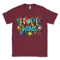 Burgundy Love wins Classic Tee - CowGirlArtShop