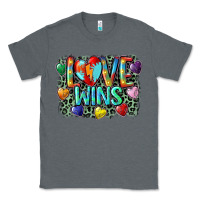 Charcoal Heather Love wins Classic Tee - CowGirlArtShop
