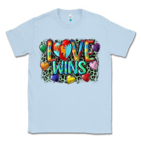 Dusty Blue Love wins Classic Tee - CowGirlArtShop