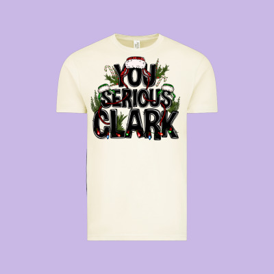 You Serious Clark Black Bbs Vintage Tee Designed By Bundleandbundleshop