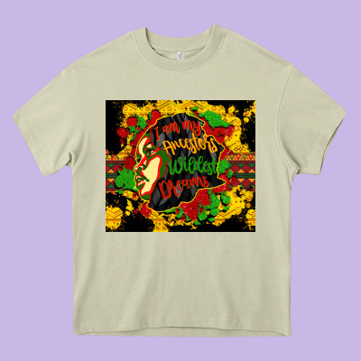 I Am My Ancestors Wildest Dreams Heavy Core Tee Designed By Cowgirlartshop