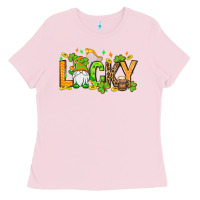 St. Patrick's Lucky Gnome Ladies Tee | Teevron