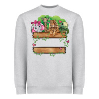 Heather Grey zoo crew Heavyweight Sweatshirt - JahusDesignShop