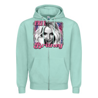 Seafoam free britney Zipper Hoodie - AdoDesignShop