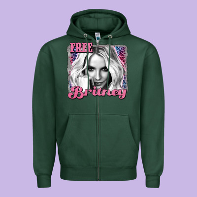 Free Britney Zipper Hoodie Designed By Adodesignshop