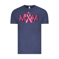 Vintage Denim cancer ribbon mom Vintage Tee - RanaPortraitStore