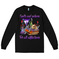 Black spells and potions for all afflictions Long Sleeve Tee - BundleAndBundleShop
