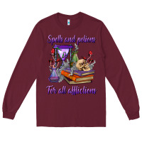 Burgundy spells and potions for all afflictions Long Sleeve Tee - BundleAndBundleShop