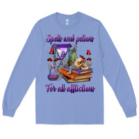 Colony Blue spells and potions for all afflictions Long Sleeve Tee - BundleAndBundleShop
