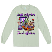 Matcha spells and potions for all afflictions Long Sleeve Tee - BundleAndBundleShop
