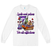 White spells and potions for all afflictions Long Sleeve Tee - BundleAndBundleShop
