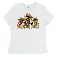 White My first cinco de mayo Ladies Tee - FaDigitalArtStudio