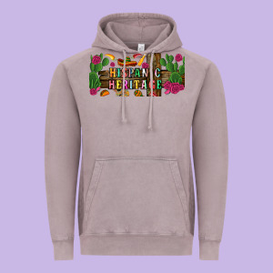 Hispanic Heritage Libbey Cup Vintage Hoodie Designed By Bundleandbundleshop