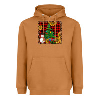Meerkat snowman trees coaster Heavyweight Hoodie - JahusDesignShop