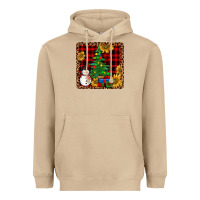 Mushroom snowman trees coaster Heavyweight Hoodie - JahusDesignShop