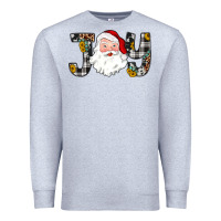 Heather Grey joy santa Premium Sweatshirt - JahusDesignShop