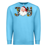 Ocean Blue joy santa Premium Sweatshirt - JahusDesignShop