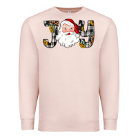 Pale Pink joy santa Premium Sweatshirt - JahusDesignShop