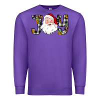 Purple joy santa Premium Sweatshirt - JahusDesignShop