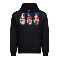 Black usa fourth of july gnomes Urban Hoodie - RanaPortraitStore