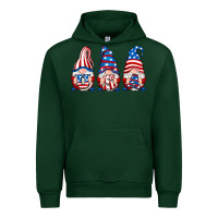 Forest Green usa fourth of july gnomes Urban Hoodie - RanaPortraitStore