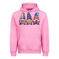 Fuchsia Pink usa fourth of july gnomes Urban Hoodie - RanaPortraitStore