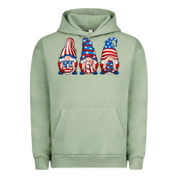 Pigment Oil Green usa fourth of july gnomes Urban Hoodie - RanaPortraitStore