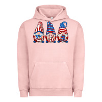 Pigment Salmon usa fourth of july gnomes Urban Hoodie - RanaPortraitStore