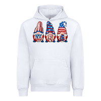 White usa fourth of july gnomes Urban Hoodie - RanaPortraitStore