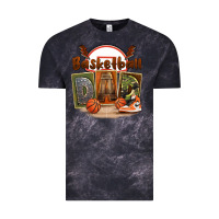 Cloud Black basketball dad Vintage Tee - FaDigitalArtStudio