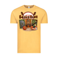 Vintage Mustard basketball dad Vintage Tee - FaDigitalArtStudio