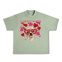 Oil Green valentine's day  chihuahua Urban Heavy Tee - RanaPortraitStore