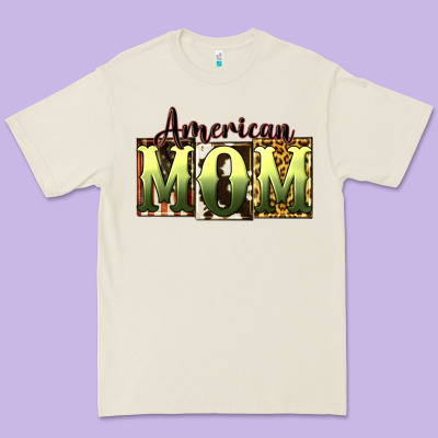 American Mom Mother's Day Premium Tee Designed By Cowgirlartshop