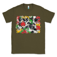 Army Green Autism background Classic Tee - CowGirlArtShop