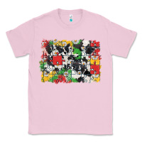 Bubblegum Pink Autism background Classic Tee - CowGirlArtShop
