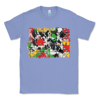 Colony Blue Autism background Classic Tee - CowGirlArtShop