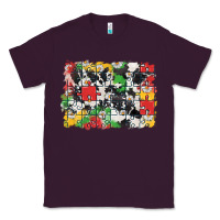 Plum Autism background Classic Tee - CowGirlArtShop