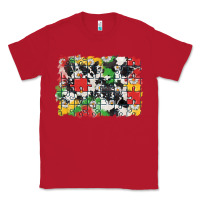 Red Autism background Classic Tee - CowGirlArtShop